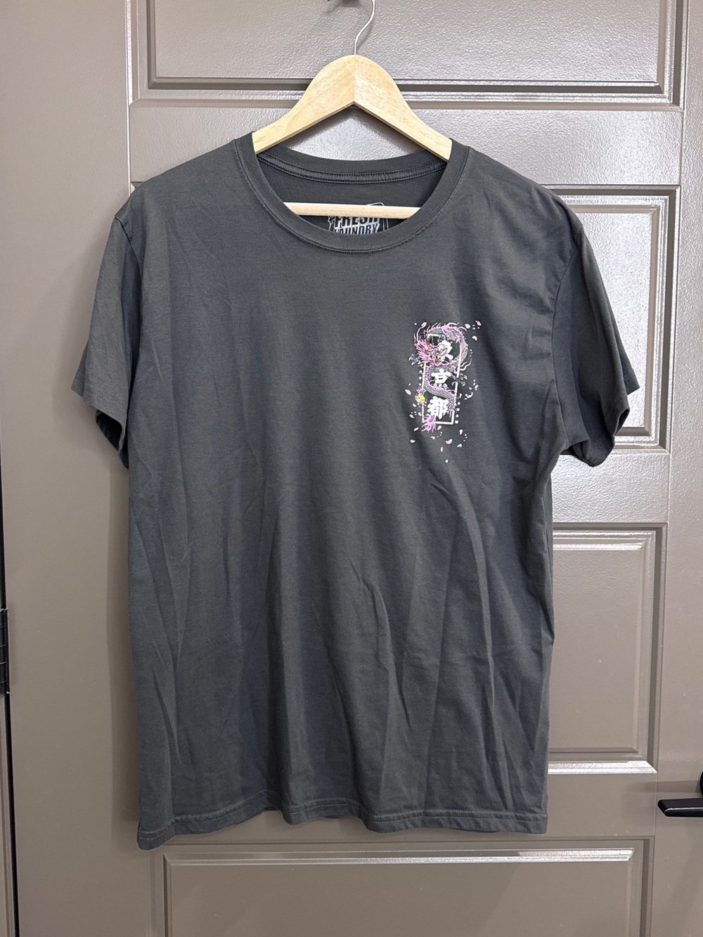 Fresh Laundry Pink and Gray Dragon T-Shirt - Picture 4 of 8